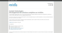 Desktop Screenshot of coriolis.ch