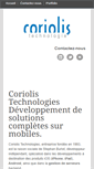 Mobile Screenshot of coriolis.ch